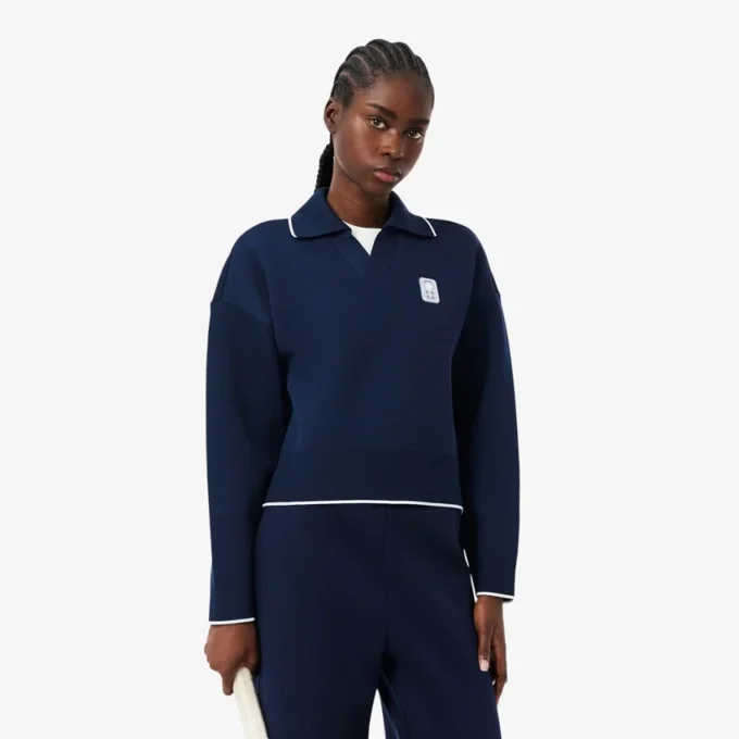 Tenis Heritage Polo Tişört Yakalı Sweatshirt