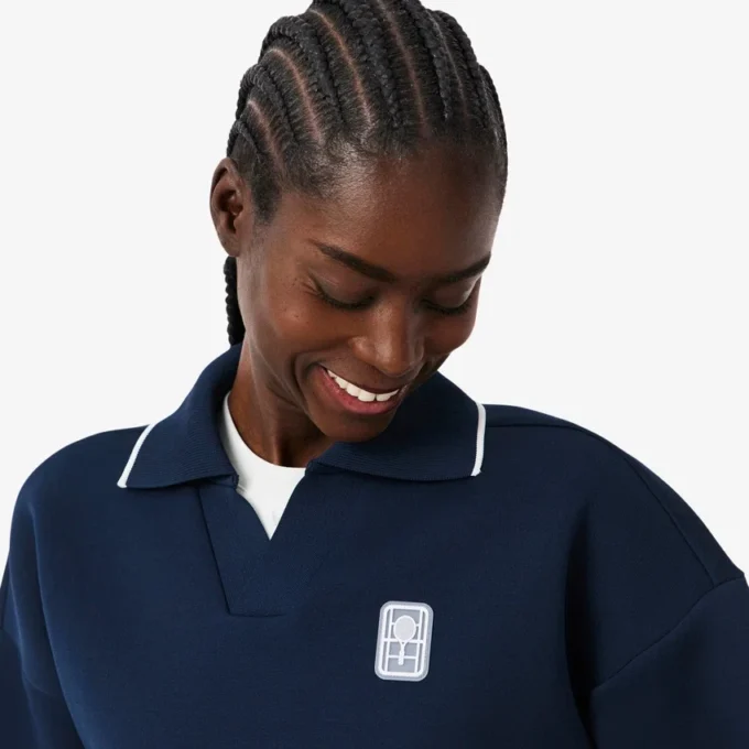 Tenis Heritage Polo Tişört Yakalı Sweatshirt
