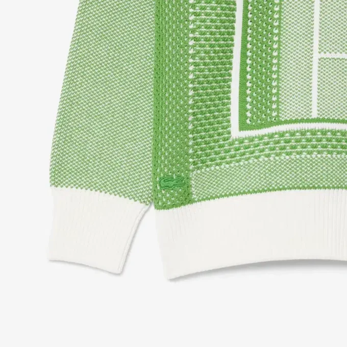 Tenis Kortu Grafikli Kazak