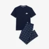 Timsah Desenli Pamuklu Pijama Takımı