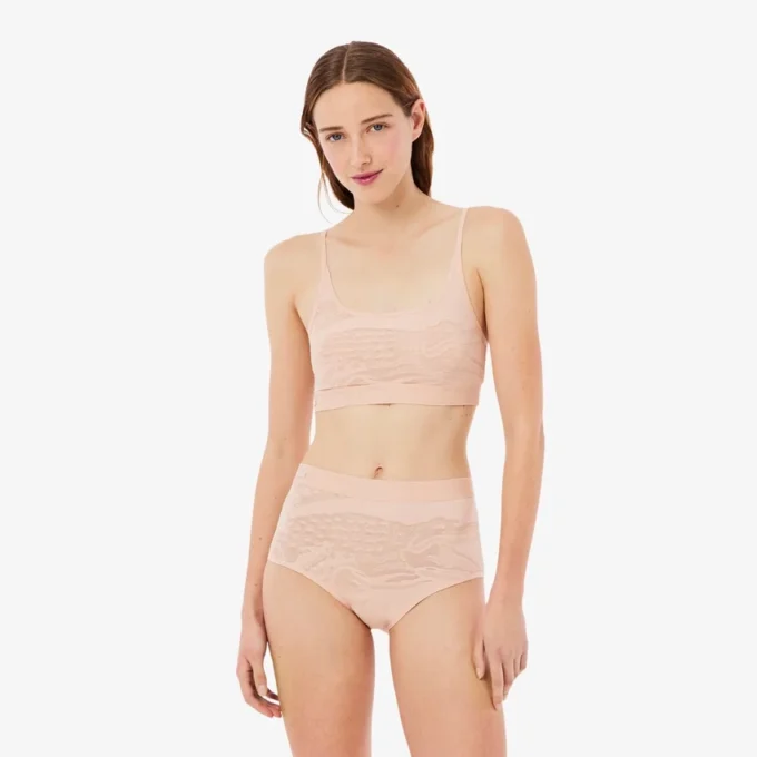 Timsah Detaylı File Bralette