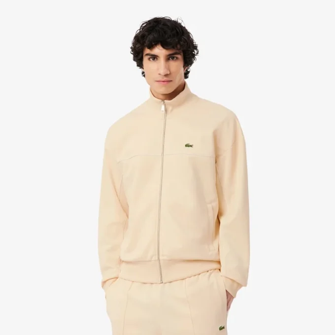 Trim Accent Fermuarlı Sweatshirt
