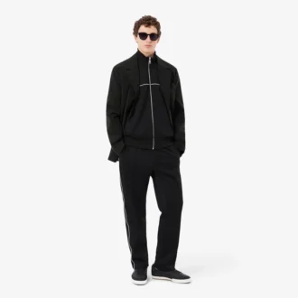Trim Accent Fermuarlı Sweatshirt