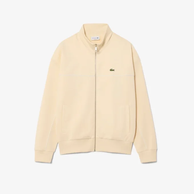 Trim Accent Fermuarlı Sweatshirt