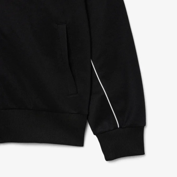 Trim Accent Fermuarlı Sweatshirt