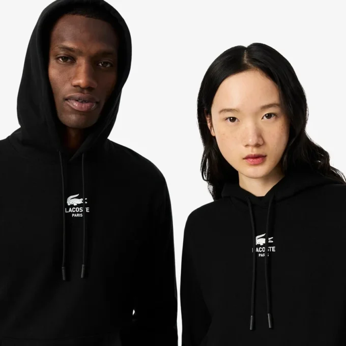 Unisex Baskılı Kapüşonlu Sweatshirt