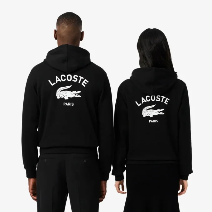 Unisex Baskılı Kapüşonlu Sweatshirt