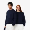Unisex Bol Kesim Kalın Polar Sweatshirt