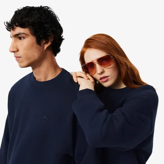 Unisex Bol Kesim Kalın Polar Sweatshirt
