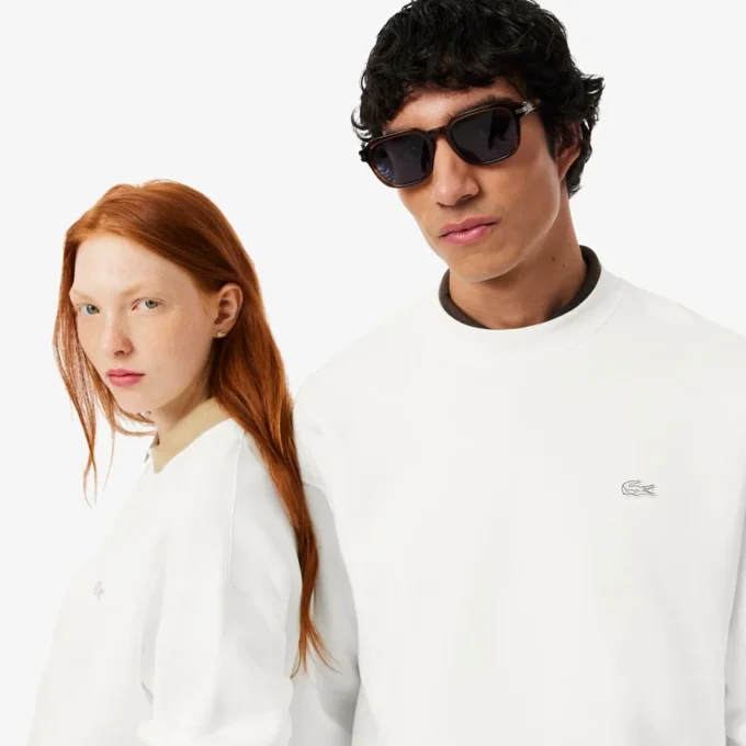 Unisex Bol Kesim Kalın Polar Sweatshirt
