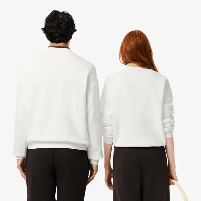 Unisex Bol Kesim Kalın Polar Sweatshirt