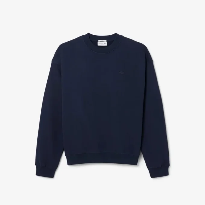 Unisex Bol Kesim Kalın Polar Sweatshirt