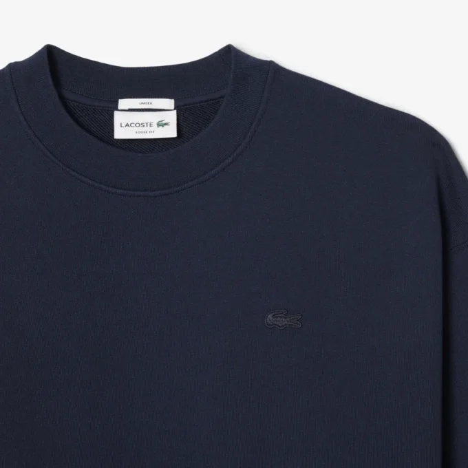 Unisex Bol Kesim Kalın Polar Sweatshirt