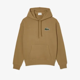 Unisex Bol Kesim Polar Kapüşonlu Sweatshirt