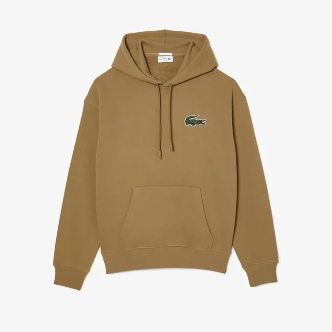 Unisex Bol Kesim Polar Kapüşonlu Sweatshirt