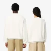 Unisex Bol Kesim Rozetli Polar Sweatshirt