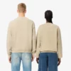 Unisex Bol Kesim Yıkanmış Efektli Polar Sweatshirt