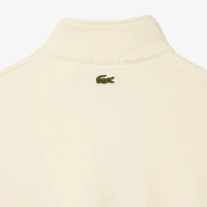 Unisex Bol Kesim Yüksek Yakalı Polar Sweatshirt