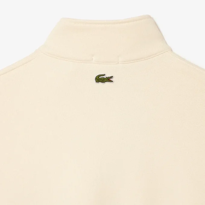 Unisex Bol Kesim Yüksek Yakalı Polar Sweatshirt