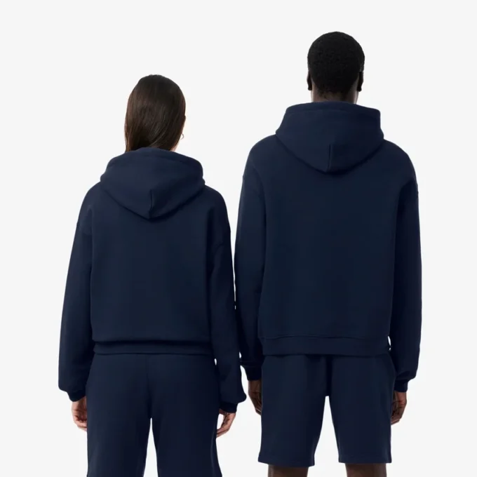 Unisex Kalın Polar Kapüşonlu Sweatshirt