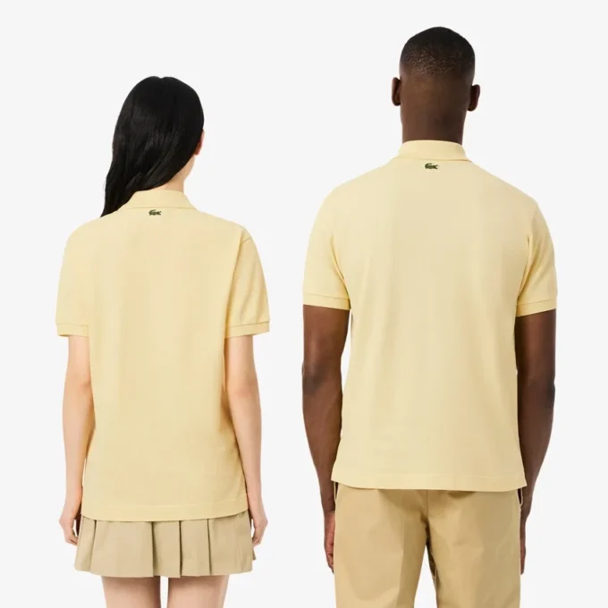 Unisex Klasik Kesim İmza Baskılı L.12.12 Polo Tişört