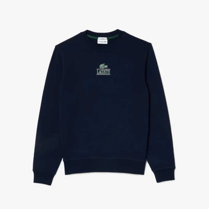 Unisex İmza Desenli Polar Sweatshirt