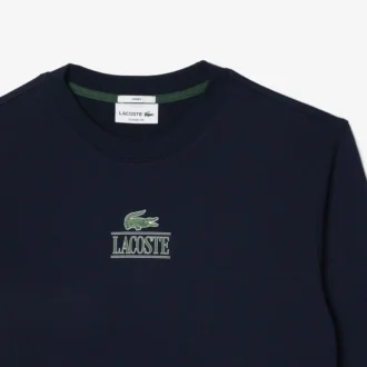 Unisex İmza Desenli Polar Sweatshirt