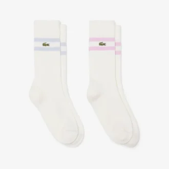 Unisex Nervürlü Pamuklu Çoraplar