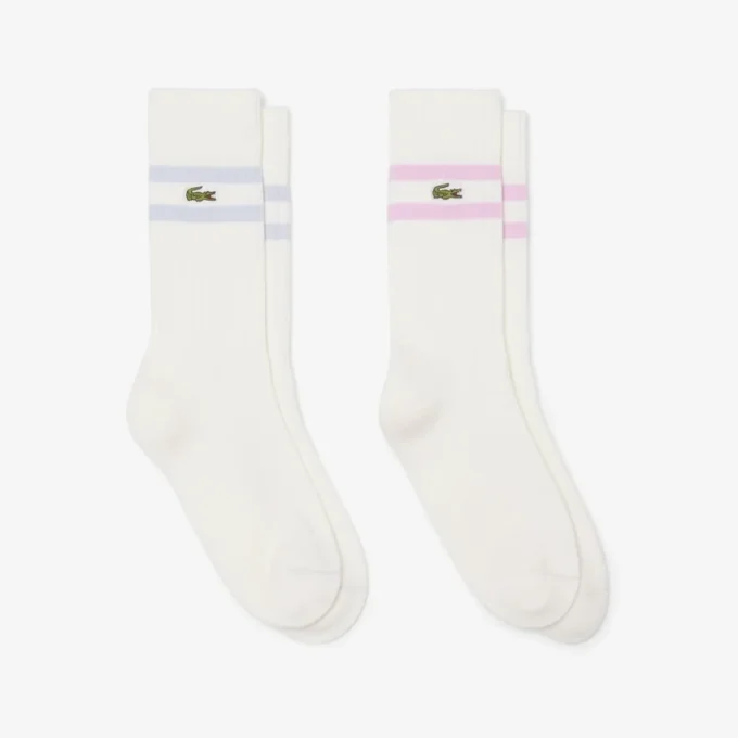 Unisex Nervürlü Pamuklu Çoraplar