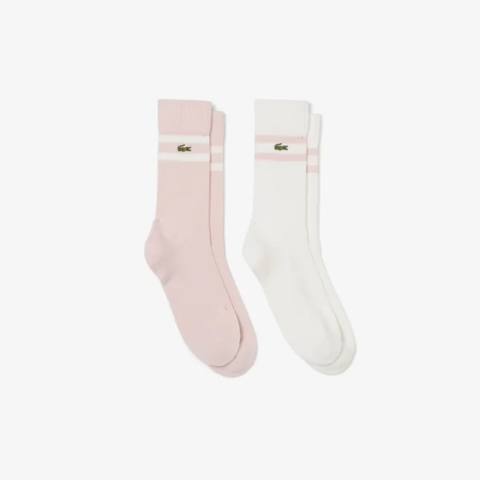 Unisex Nervürlü Pamuklu Çoraplar