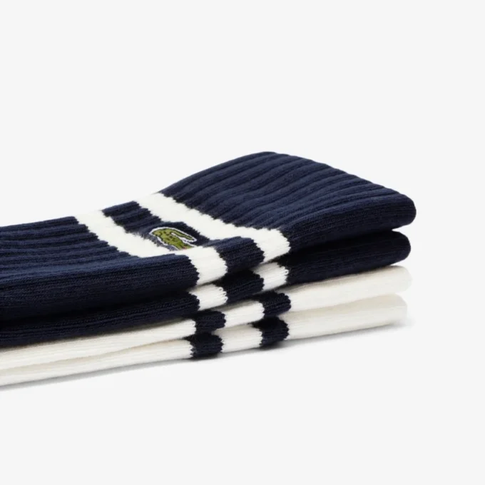 Unisex Nervürlü Pamuklu Çoraplar