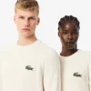 Unisex Nervürlü Pamuklu Rozetli Kazak