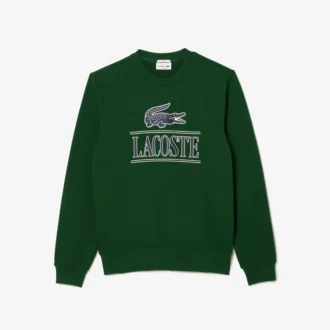 Unisex Polar Bisiklet Yaka Baskılı Sweatshirt