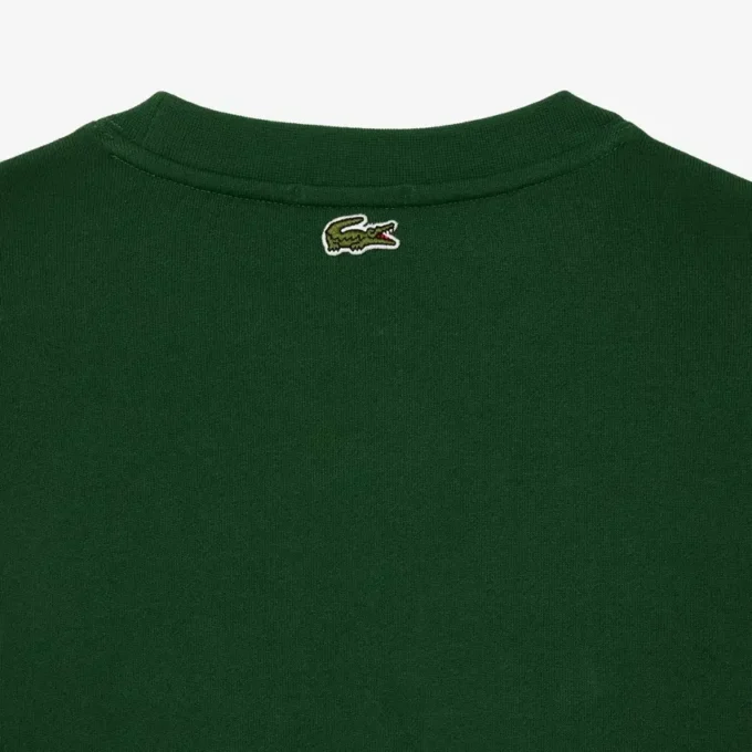 Unisex Polar Bisiklet Yaka Baskılı Sweatshirt
