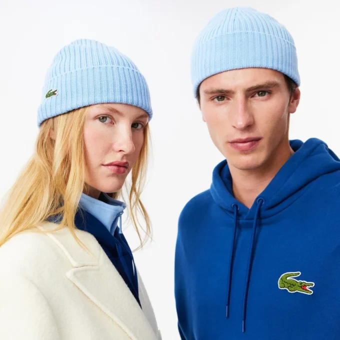 Unisex Ribana Örgü Fırçalanmış Yün Bere