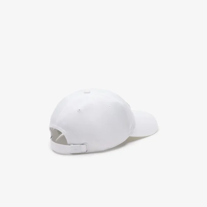 Unisex Timsah Amblemli Pamuklu Twill Şapka