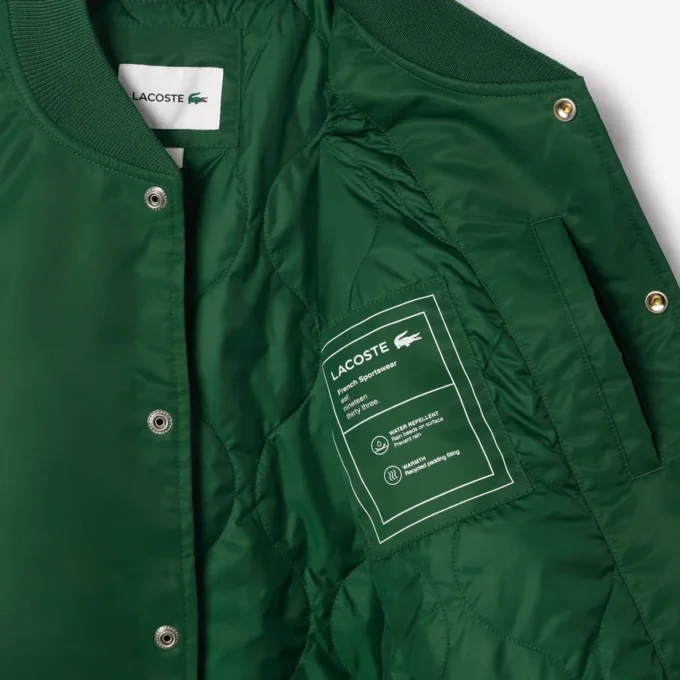 Unisex Yastıklı Su Geçirmez Bomber Ceket