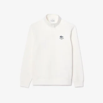 Unisex Yüksek Yakalı Fermuarlı Sweatshirt