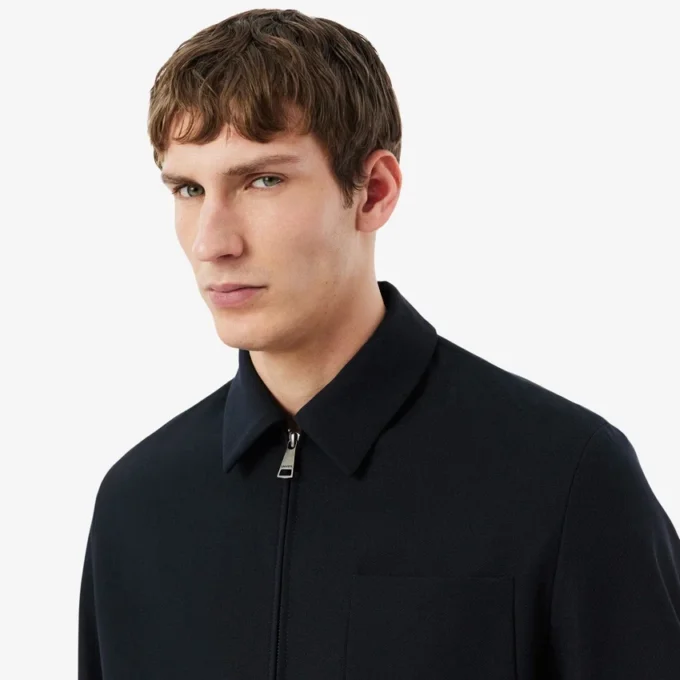 Yün Karışımlı Twill Ceket
