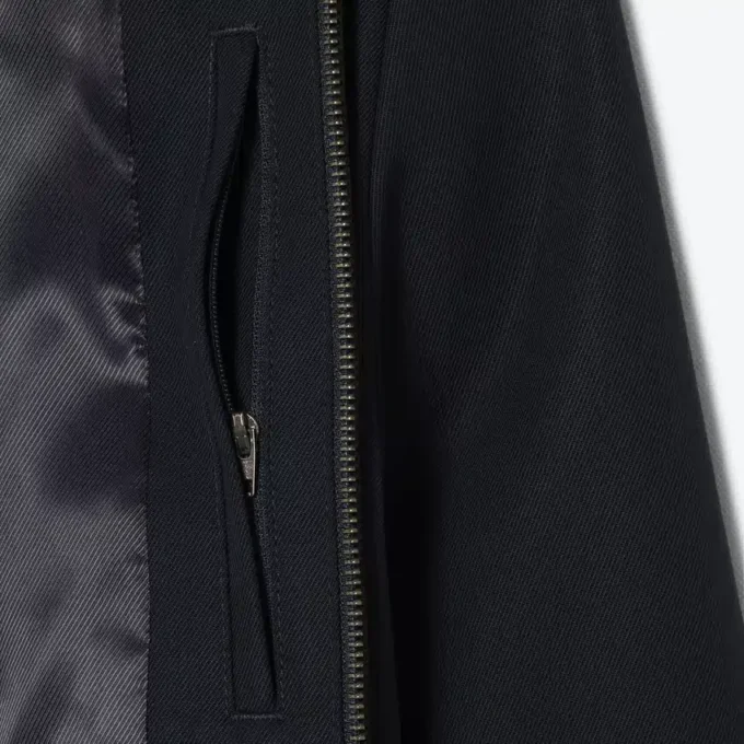 Yün Karışımlı Twill Ceket